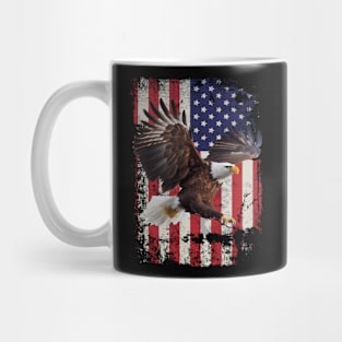 Graceful Wings Stunning Eagle Poster Mug